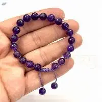 Amethyst Gem Hand-Knotted Protection Bracelet