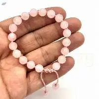 Rose Quartz Hand-Knotted Protection Bracelet