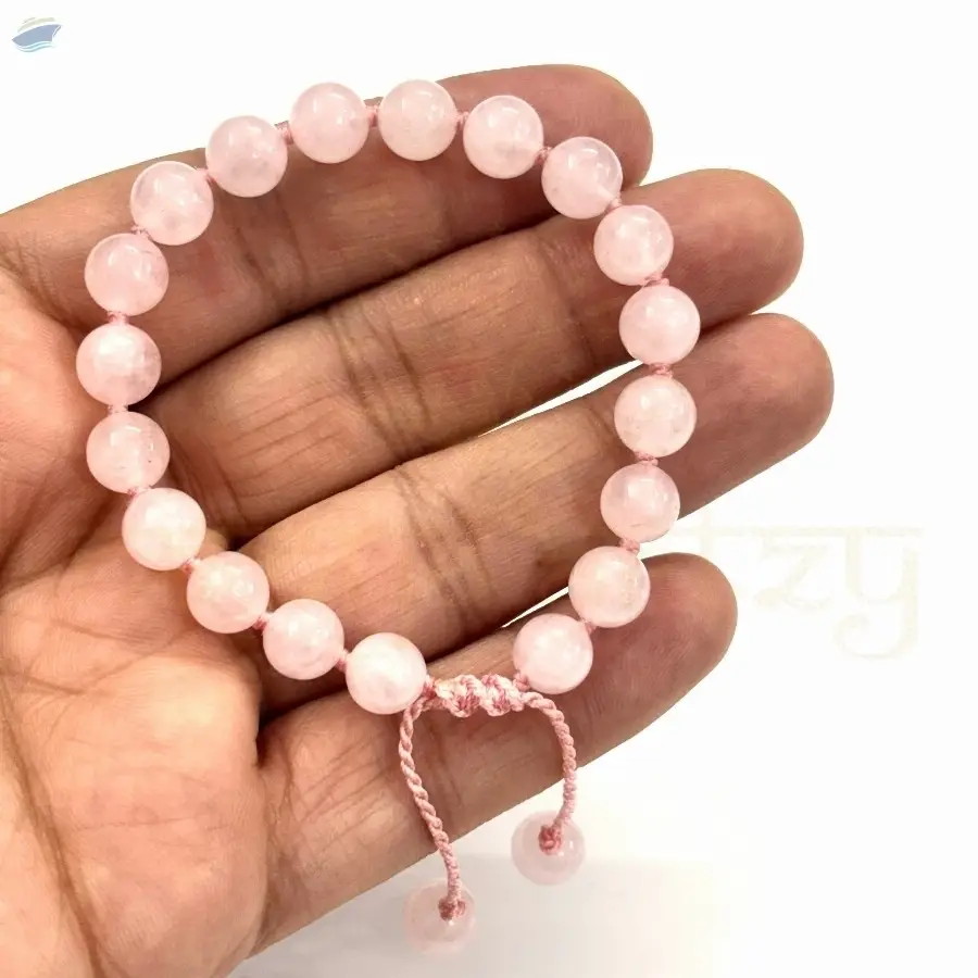 Rose Quartz Hand-Knotted Protection Bracelet