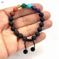 Volcano Lava Hand-Knotted Protection Bracelet