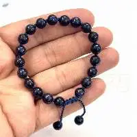Blue Sunstar Hand-Knotted Protection Bracelet