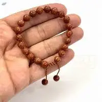 Red Sunstone Hand-Knotted Protection Bracelet