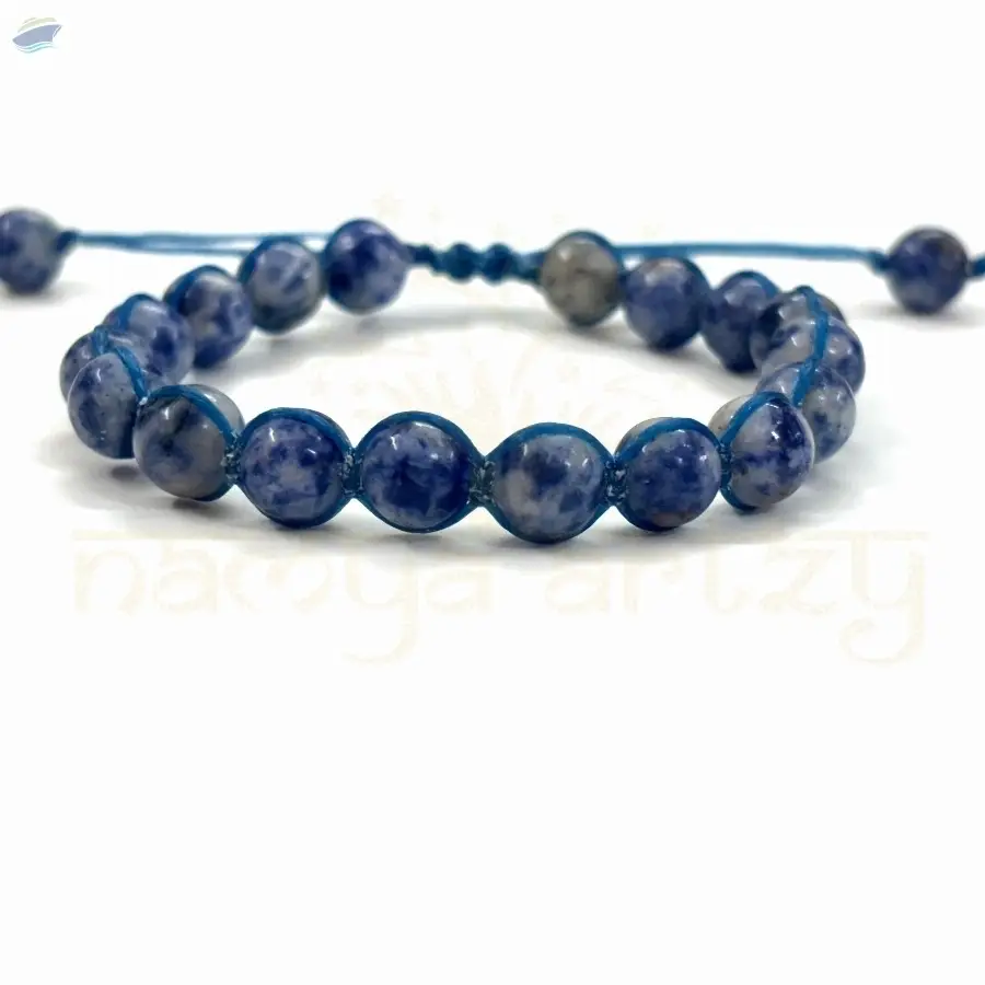 Sodalite Hand-Knotted Healing Bracelet