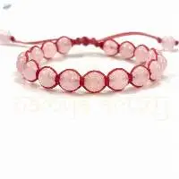 Rose Quartz Hand-Knotted Healing Bracelet