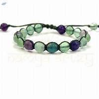 Fluorite  Hand-Knotted Healing Bracelet