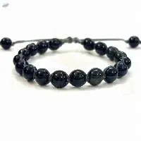 Black Obsidian Hand-Knotted Healing Bracelet