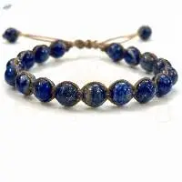 Lapis Lazuli Hand-Knotted Healing Bracelet