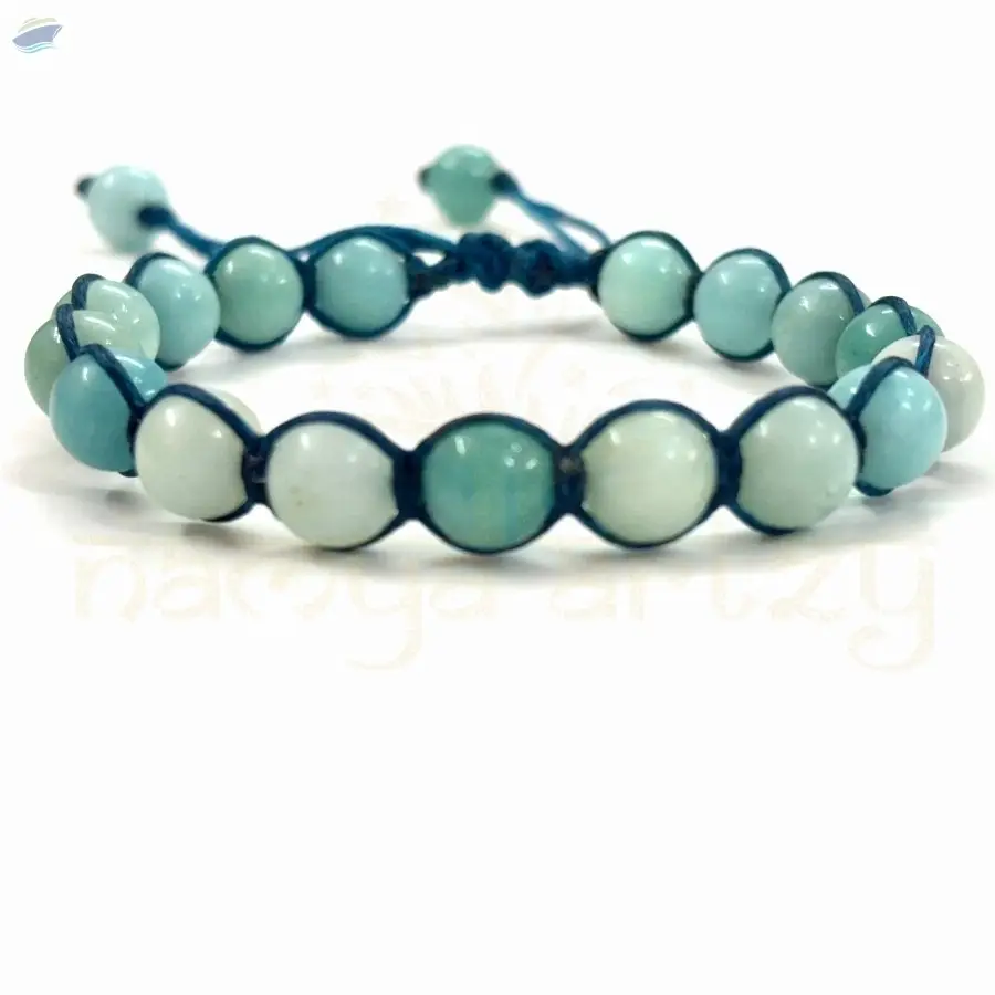 Amazonite Hand-Knotted Healing Bracelet