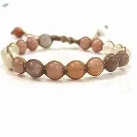 Indian Moonstone Hand-Knotted Healing Bracelet