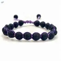 Volcano Lava Hand-Knotted Healing Bracelet