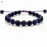 Blue Sun Star Hand-Knotted Healing Bracelet