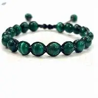 Malachite Hand-Knotted Healing Bracelet