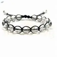 Clear Quartz Hand-Knotted Healing Bracelet