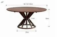 9807 Round Dining Table