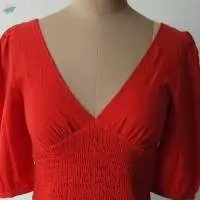 Women's casual woven top