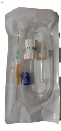 I.V. Fluid Infusion Set with Flow Regulator