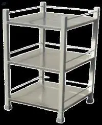 Bed Side Locker Open