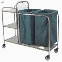 Linen Trolley With Shelves Deluxe