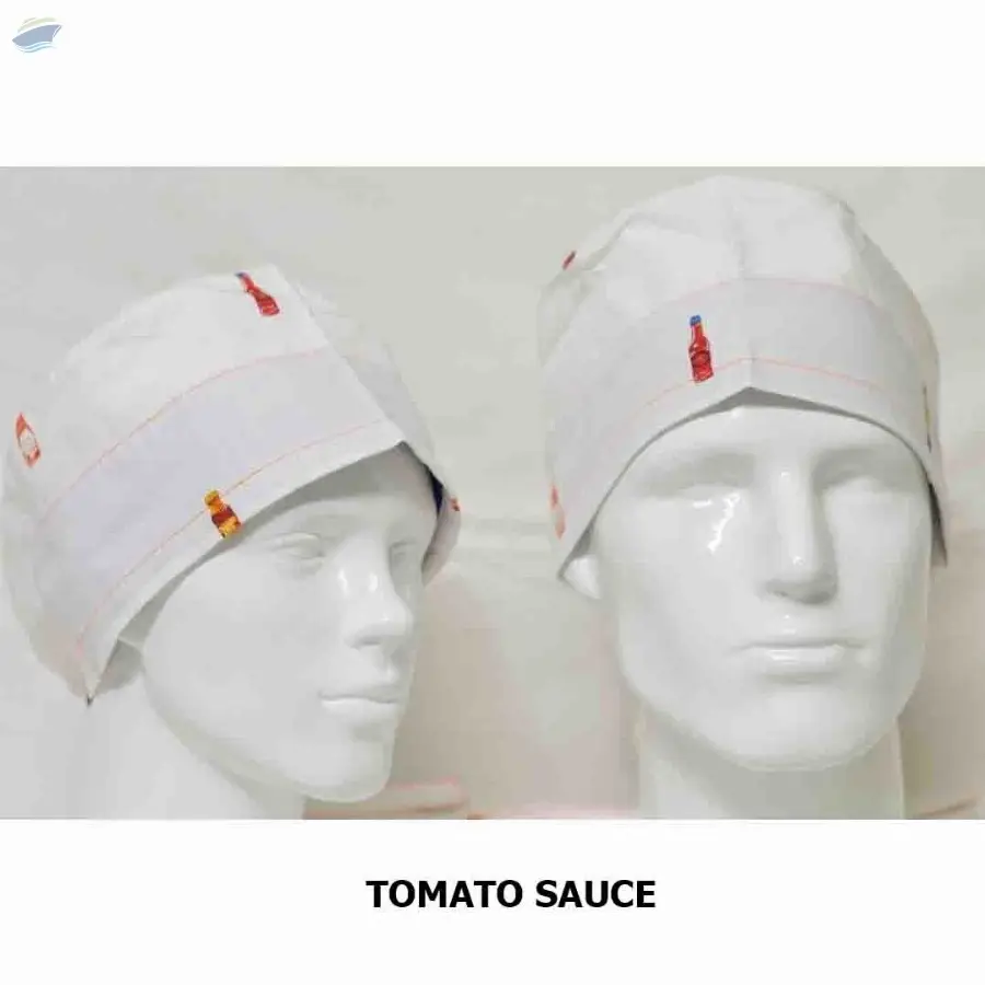 Scrub Cap Printed Tomato Sauce