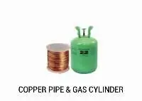Copper Pipe & Gas Cylinder