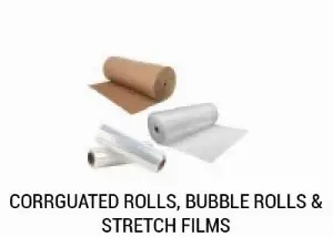 Corrguated Rolls, Bubble Rolls & Stretch Film