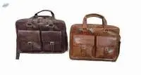 Crunch Leather Laptop Bag