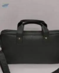 "Premium Leather Laptop Bag