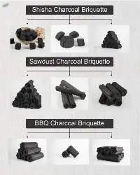 Shisha Charcoal, BBQ Charcoal and Sawdust