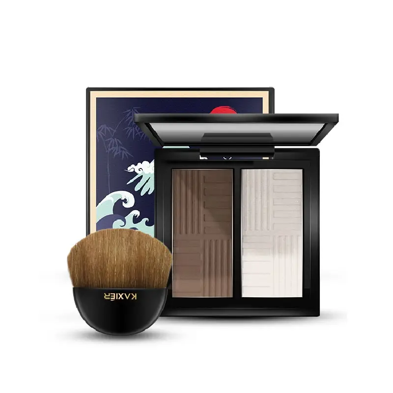 Three-Dimensional Bronzer Powder Palette