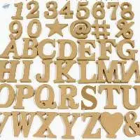 MDF Wooden Letters