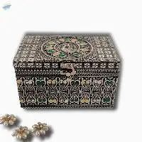 Elegant Silver Mandala Dry Fruit Box MSM-126