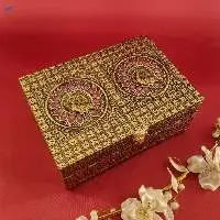 Popular Peacock Meenakari Dry Fruit Box MSM-181