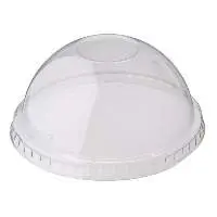 Clear Plastic Dome Lid with No Hole