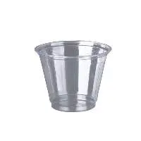 9 oz. Clear Squat Cups PET Cold Cup