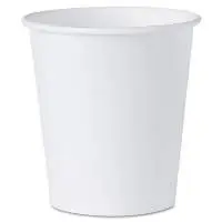 3 oz. Treated White Paper Cold Cups 5000/Case
