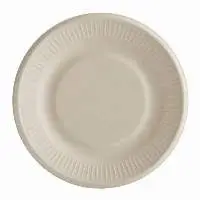 6 Round Compostable Fiber Plate