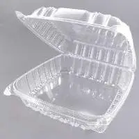 Clear Hinged-Lid Plastic Take Out Container