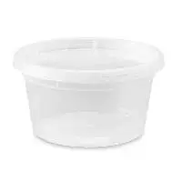 16 oz Heavy Duty Plastic Microwavable Containers