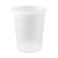 2 oz Heavy Duty Plastic Microwavable Containers