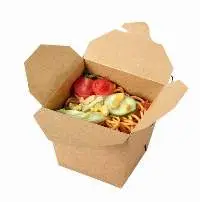 1 Pint 16 oz. White Paperboard Food  Containers