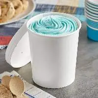 32 oz. White Paper Food Cup Soup Containers