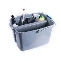 19 Qt. Gray Divided Bucket