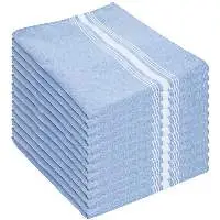 Reverse Blue 100% Spun Polyester Cloth Napkins