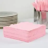 Converting 58158B Pink 3-Ply 1/4 Luncheon Napkin
