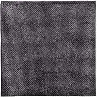 Black Linen-Feel Beverage Napkin, 1/4 Fold