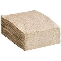12 x 12 1/4 Fold Natural Kraft Premium Napkin