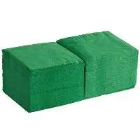 Festive Green 2-Ply Beverage / Cocktail Napkin
