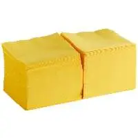 Sunny Yellow 2-Ply Beverage / Cocktail Napkin