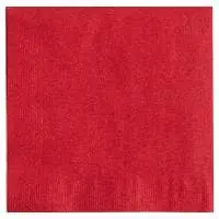Red 2-Ply Beverage / Cocktail Napkin