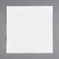 White 1/4 Fold 2-Ply Dinner Napkin 